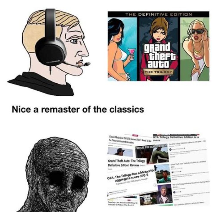 10 Grand Theft Auto Remastered Trilogy Memes That Are Too Funny