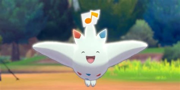 A Togekiss at camp in Pokemon Sword & Shield