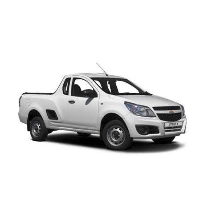 A white Chevrolet Utility A white Chevrolet Utility