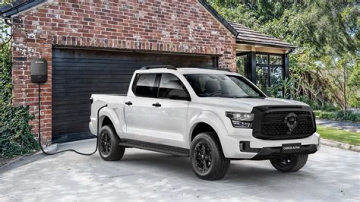 A white GWM Steed A white GWM Steed