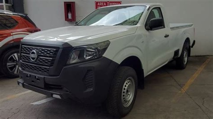A white Nissan NP300 A white Nissan NP300