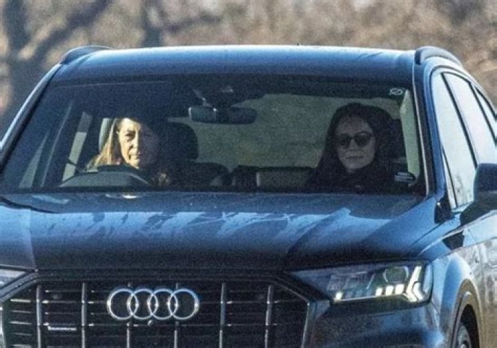 Adriana in the car with Sylvia in The Sopranos