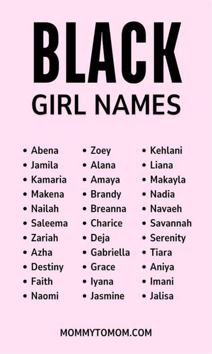 african american baby girl names