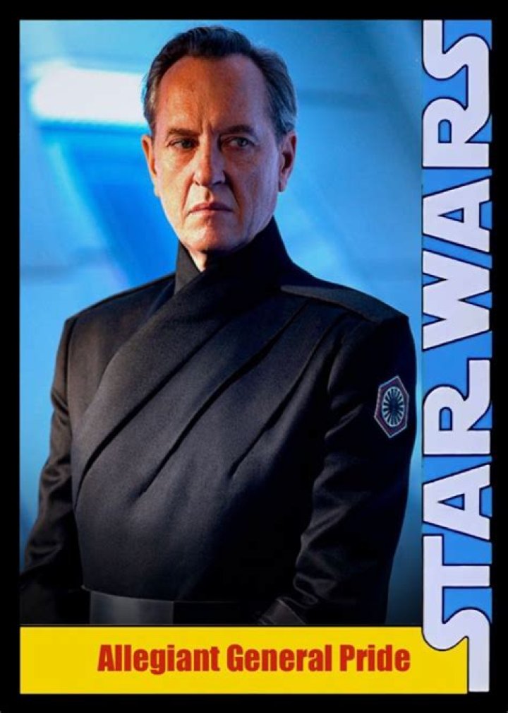 Allegiant General Pryde on an Imperial ship in The Rise of Skywalker