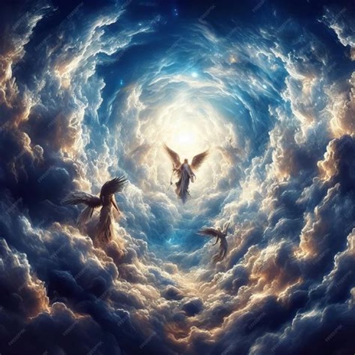 Angels in the sky