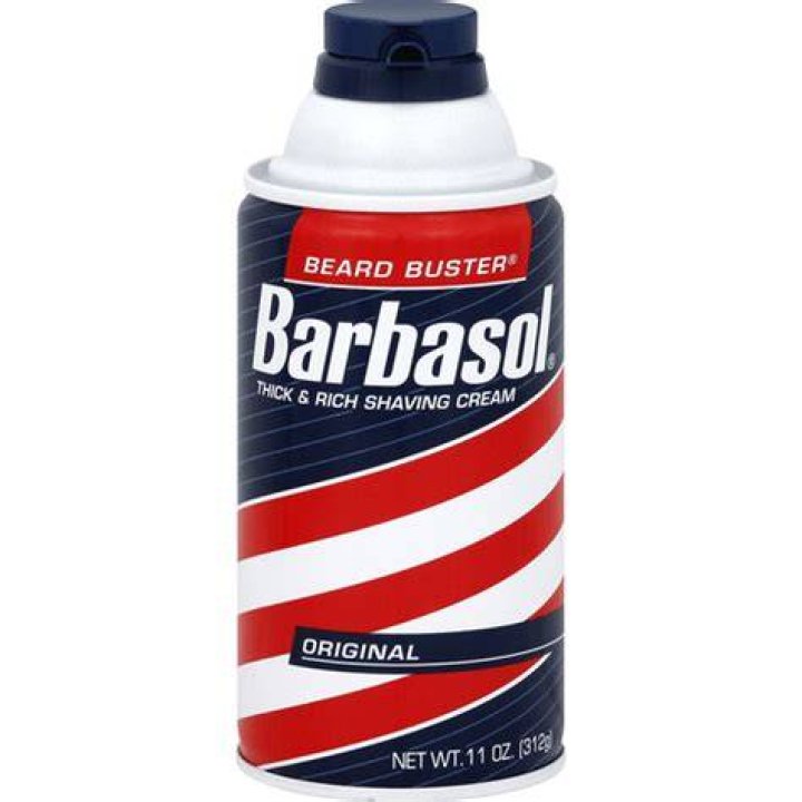 Barbasol Beard Buster Shaving Cream, Thick & Rich, Sensitive Skin, 10