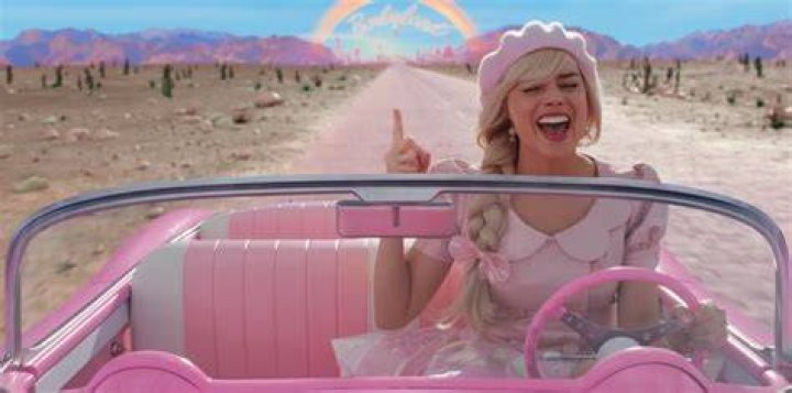 Barbie Sings in the Car, While Ken Screams in the Back Seat in the Barbie Movie
