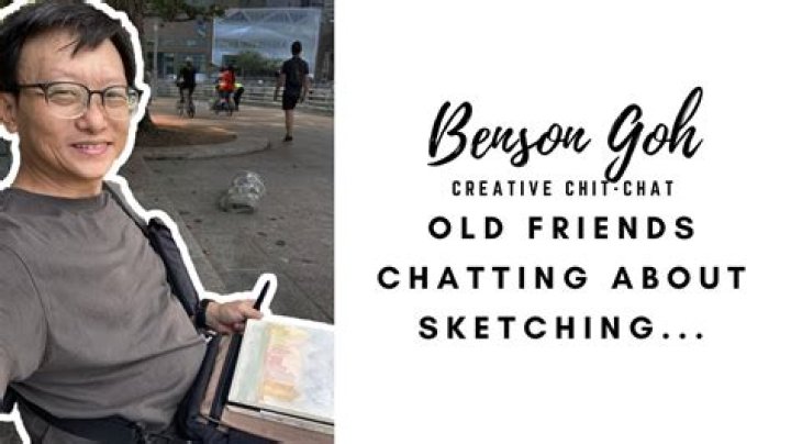 Benson Goh Old Friends Chatting about Sketching Creative Chitchat