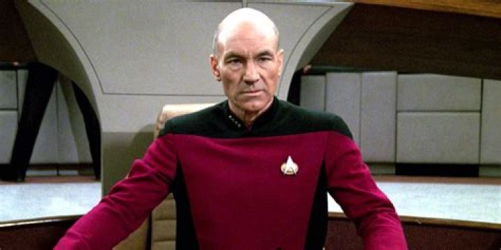 Captain Picard (Patrick Stewart) in "Star Trek: The Next Generation."