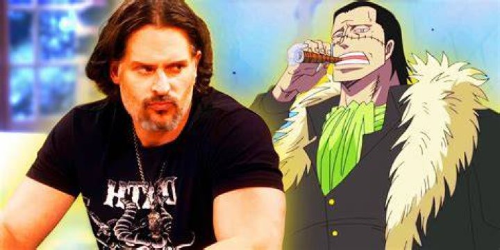 Crocodile from the One Piece Anime with the Live-Action Luffy
