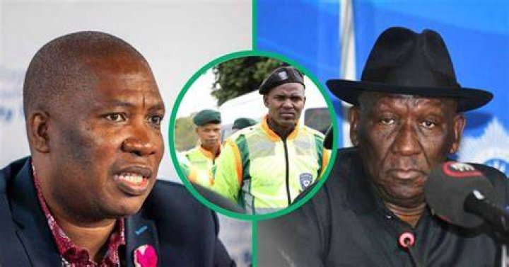 Gauteng Premier, Panyaza Lesufi, apologised to Bheki Cele for statements he made about the Gauteng Crime Prevention Wardens Gauteng Premier, Panyaza Lesufi, apologised to Bheki Cele for statements he made about the Gauteng Crime Prevention Wardens