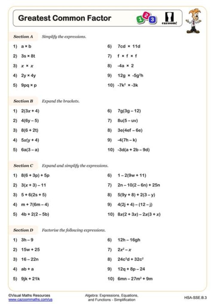 GCF of 24 and 7