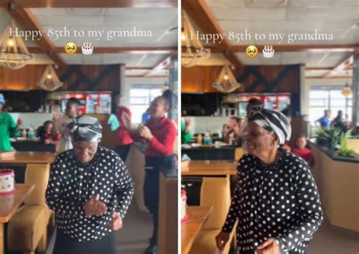 Grandmother at Spur restaurant