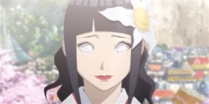 Hinata wears makeup and has her hair done for her wedding day in Naruto Shippuden