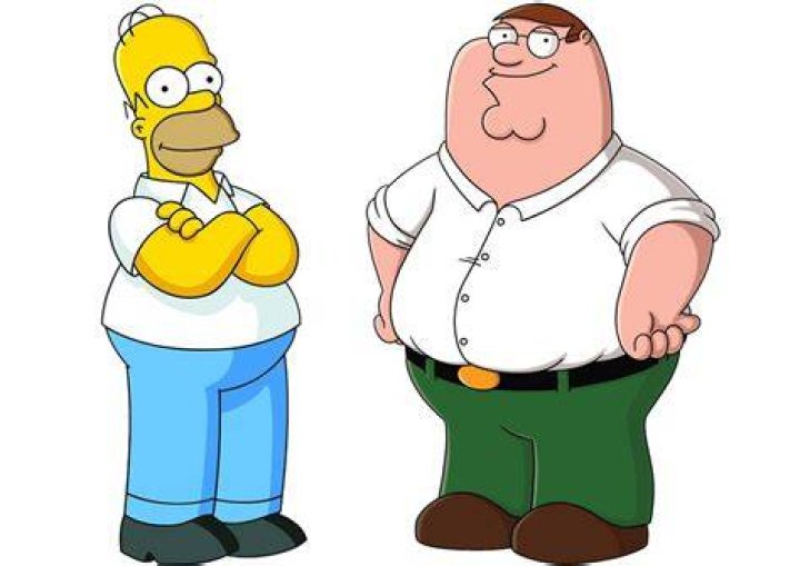Homer Simpson and Peter Griffin