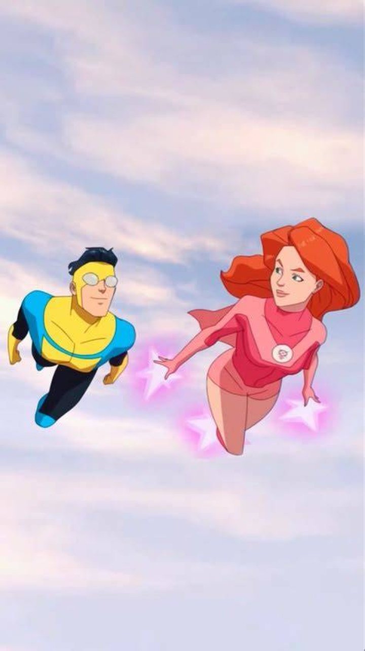 invincible and eve flying