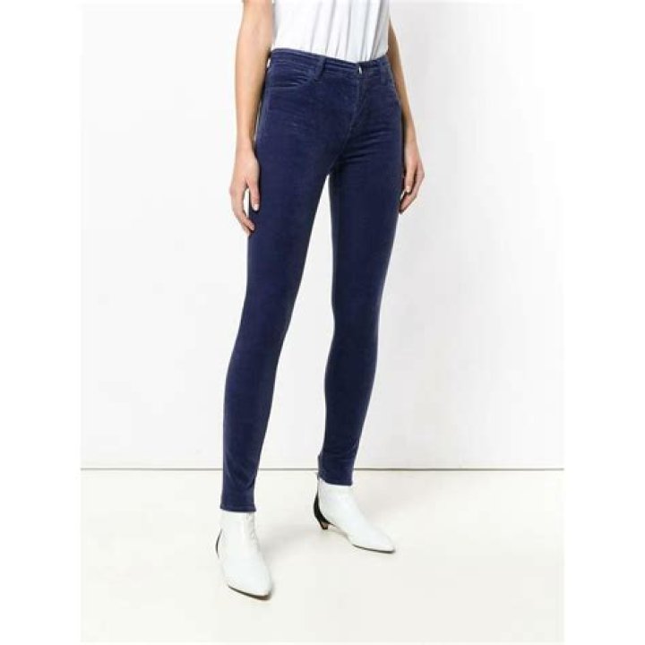 J Brand Maria High-Rise Skinny in Velvet