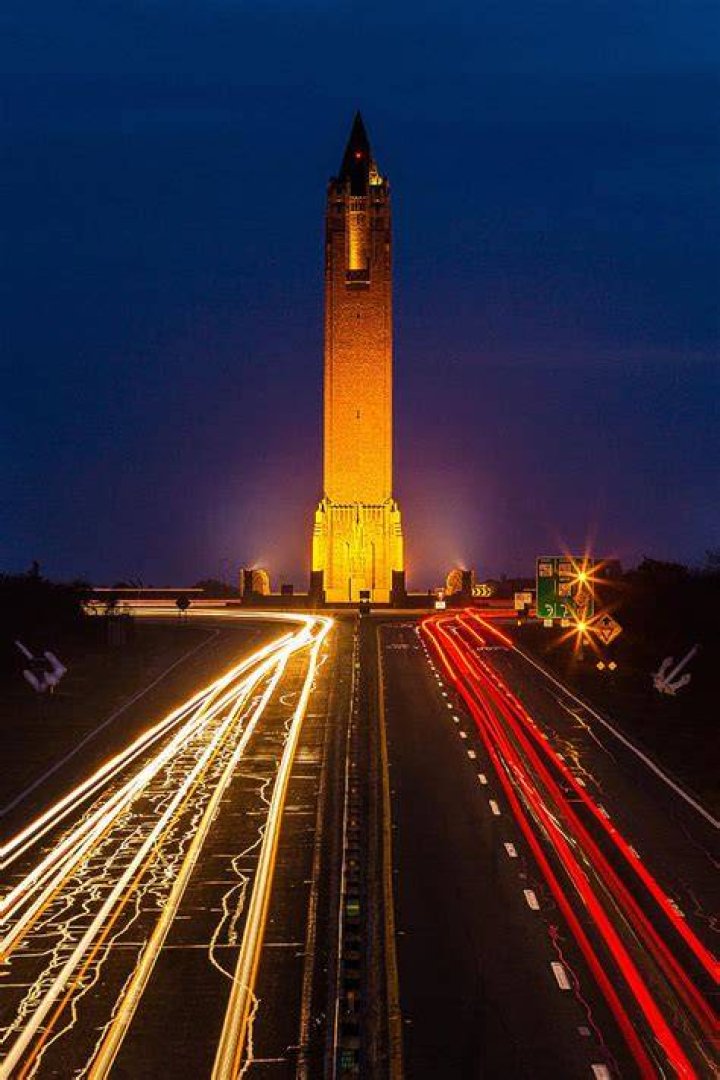Jones Beach Tower Light Trails 12122015 Photograph by David Israel