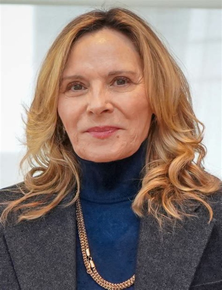 Kim Cattrall from the '80s and her at the Harper's Bazaar Women Of The Year Awards in 2023 + Kim Cattrall