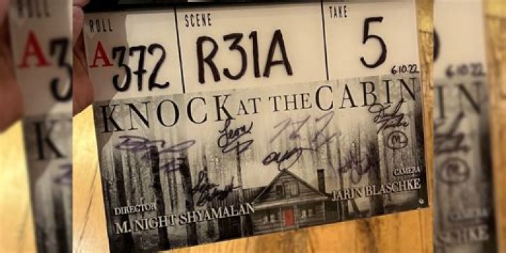 Knock at the Cabin Clapper Board