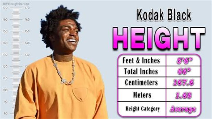 Kodak Black height