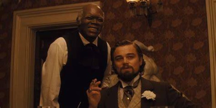 Leonardo DiCaprio and Samuel L Jackson in Django Unchained
