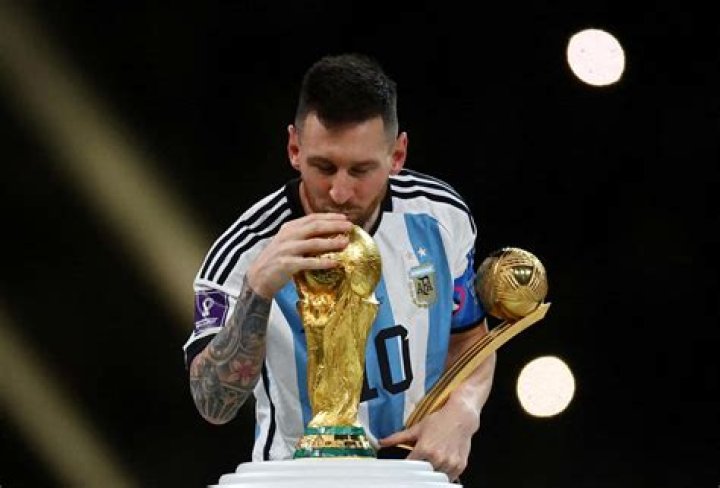 Lionel Messi in the World Cup final in Qatar Lionel Messi in the World Cup final in Qatar