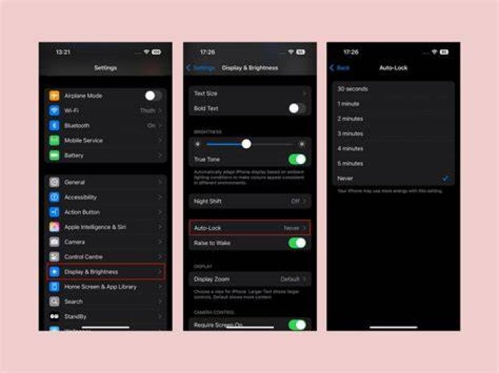 Location settings page on an Android phone