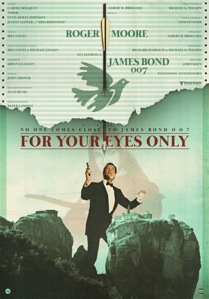 M for your eyes only bond bernard lee