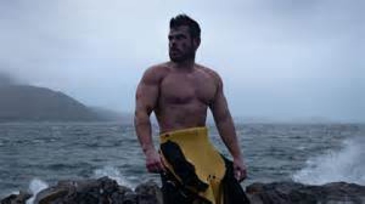 Man swam with massive pet snake Man swam with massive pet snake