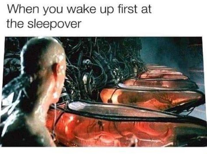 Matrix sleepover meme