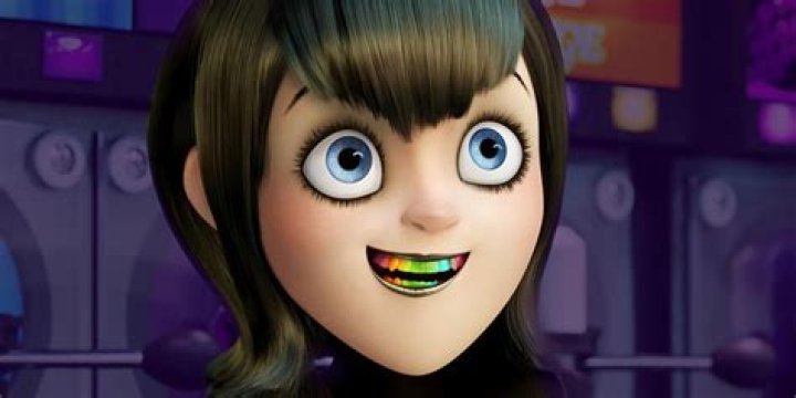Mavis smiles with multicolored teeth in Hotel Transylvania