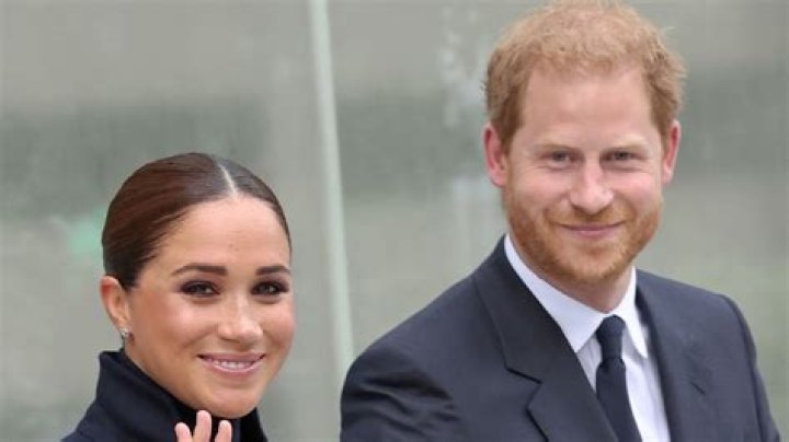 Meghan and Harry smiling