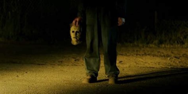 Michael Myers unmasked in Halloween