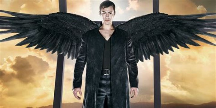 Michael spreading his angel wings in Dominion.
