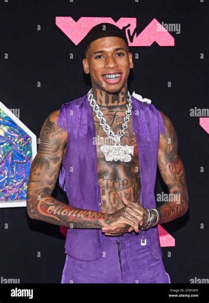 NLE Choppa attends the 2023 MTV Video Music Awards at Prudential Centre on 12 September 2023, in Newark, New Jersey.