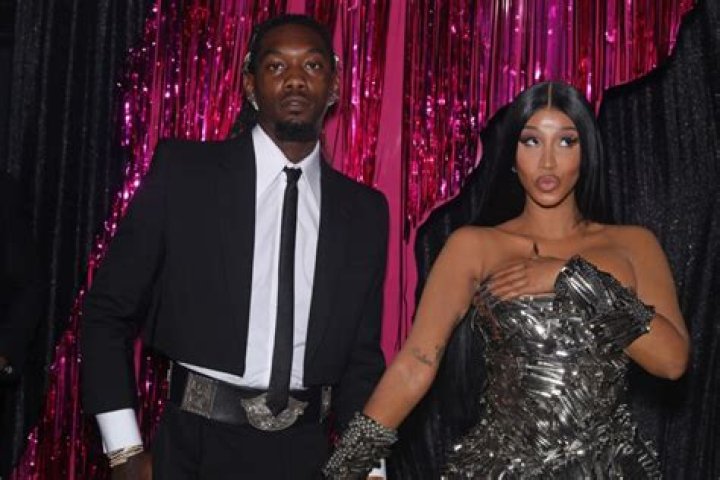 Offset and Cardi B attend the 2023 MTV Video Music Awards at the Prudential Centre on 12 September 2023 in Newark, New Jersey.