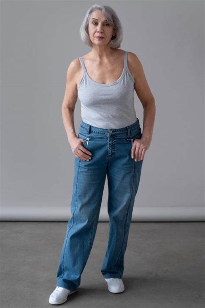 Old lady jeans