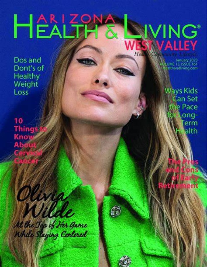 Olivia Wilde Arizona Health & Living Magazine January 2023 Issue