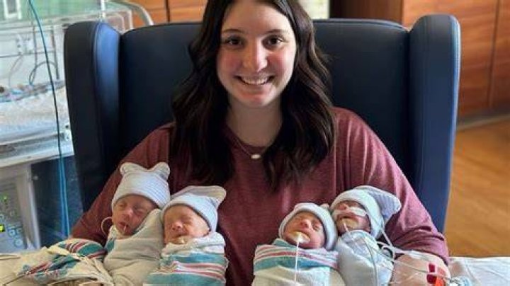 Photos of mother and quintuplets Photos of mother and quintuplets
