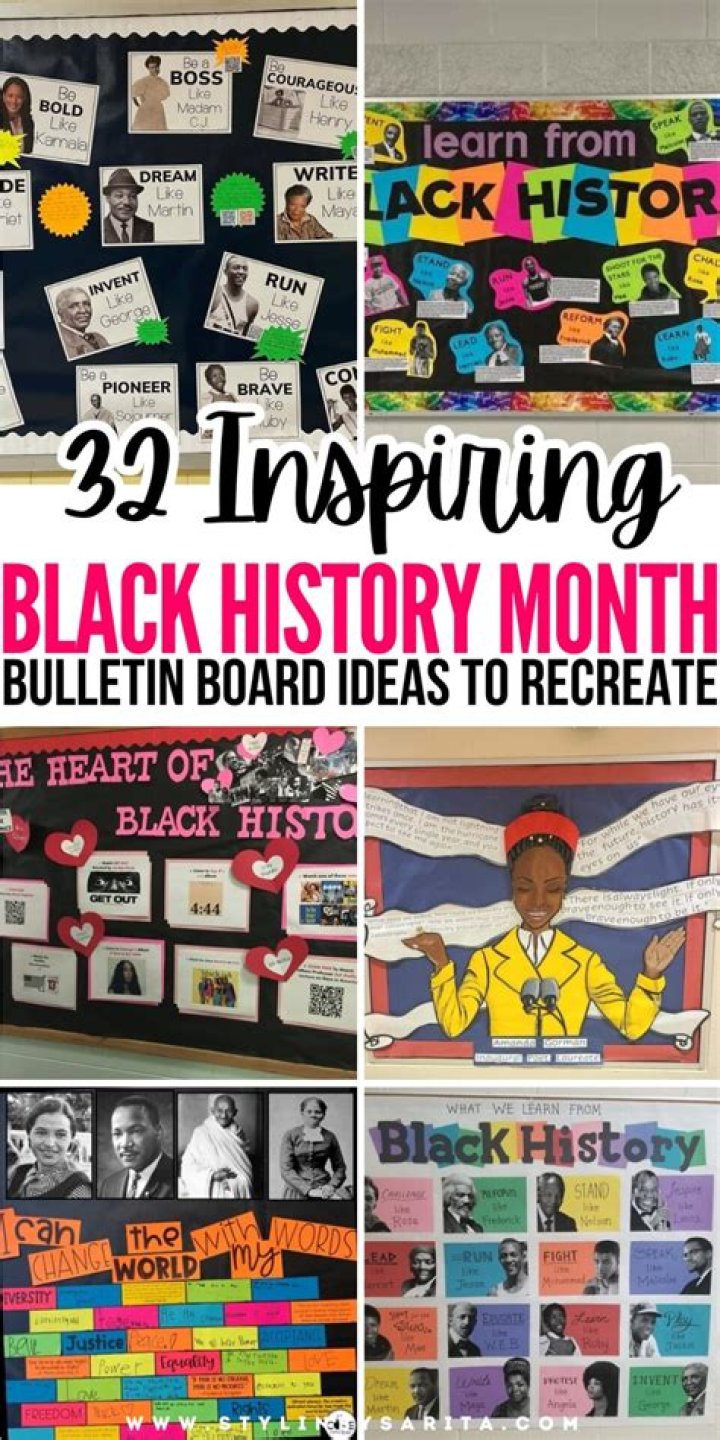 Pinterest Black History Month bulletin board