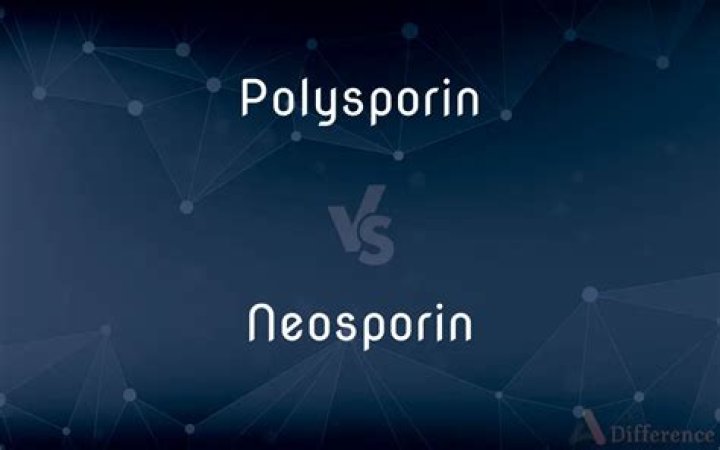 Polysporin Vs. Neosporin: What's The Difference?