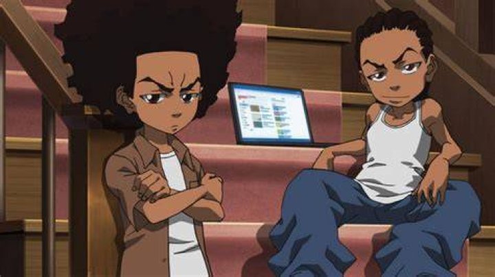 Riley and Huey in The Boondocks