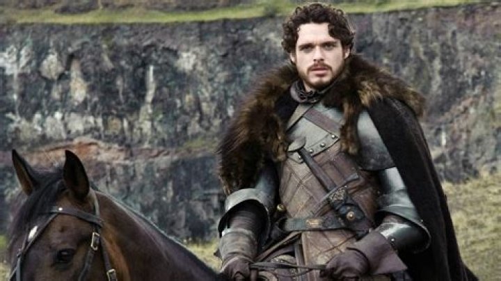 Robb Stark's direwolf Grey Wind with his head sewn onto Robb's body in Game of Thrones