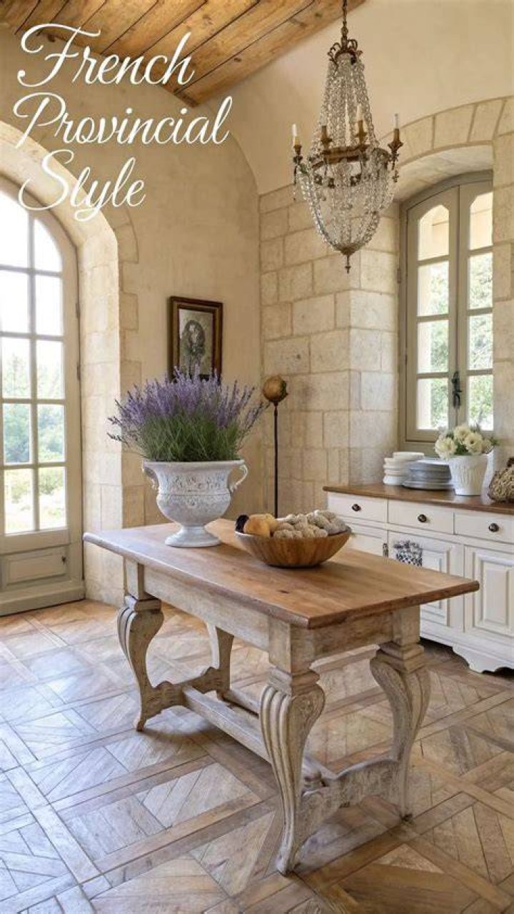 Rustic French elegance