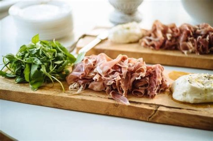 Rustic Italian charcuterie board