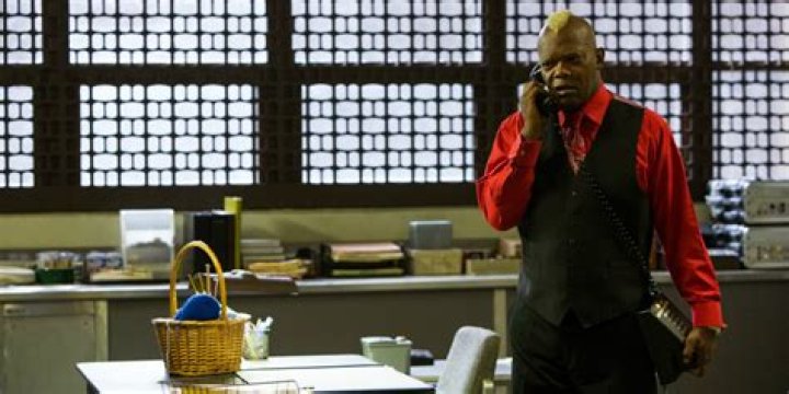 Samuel L Jackson as Chaney in Oldboy 2013