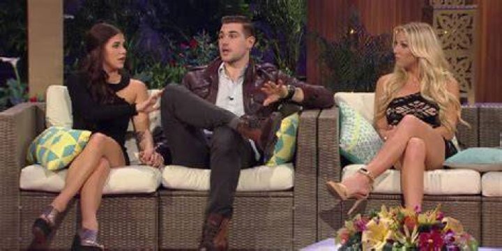 Shanley, Chris T., and Paige at the reunion for Are You The One?