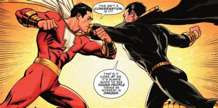 Shazam Faces Off with Black Adam DC