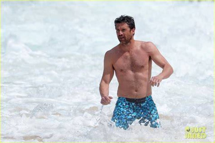 Shirtless Patrick Dempsey Hits the Beach With His Family